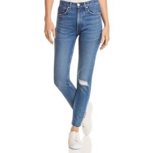 NWT rag & bone pamela distressed high rise ankle skinny jeans